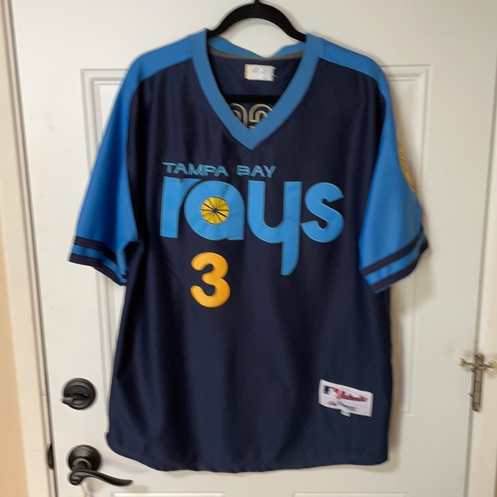 Tampa bay rays “throwback jersey” Evan Longoria.